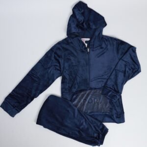 بجامة نسائية مُكونة من قطعتين لون كحلي