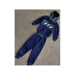 بجامه ولادي كوردي مقلم مع طاقية لون كحلي ورمادي