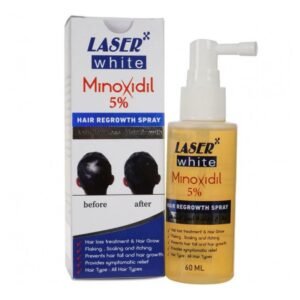 بخاخ إعادة نمو الشعر مينوكسيديل 5% - Hair Regrowth Spray Minoxidil 5% by Laser White
