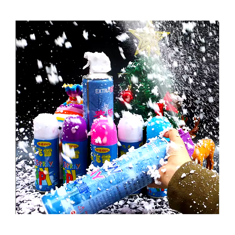 علبة بخاخ ثلج صناعي رغوة صابون ثلج حجم كبير 600 ملي لتزيين الأعراس والحفلات وأعياد الميلاد وحفلات التخرج والمناسبات السعيدة - Image 8