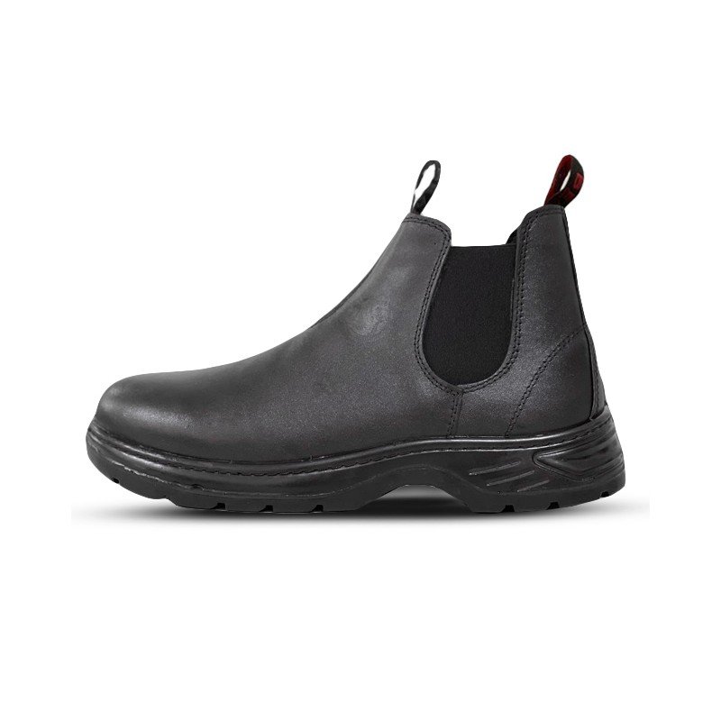 بسطار العمل شبابي مصنوع من الجلد الصناعي الأملس المقاوم للصدمات