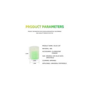 بكج 8 قطع إضاءة LED لإطارات السيارات والدراجات - متوهجة في الظلام - مقاوم للماء وضد التآكل - لون أصفر