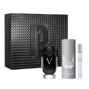 بكج انفكتوس فيكتوري من باكو راباني للرجال - PACO RAB INVICTUS VICTORY FOR MEN COFFRET EDP 100ML+ 10ML +DEODORANT 150ML