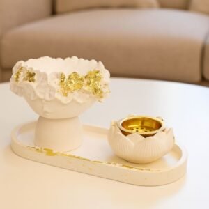 بكج ديكور كونكريت مكون من3 قطع صناعة يدوية Hand Made