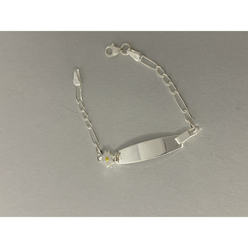 بلاك فضة اطفال مع وردة الاقحوان عيار 925