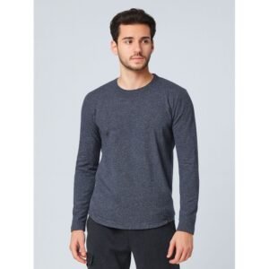 بلوزة بأكمام طويلة للرجال لون رمادي