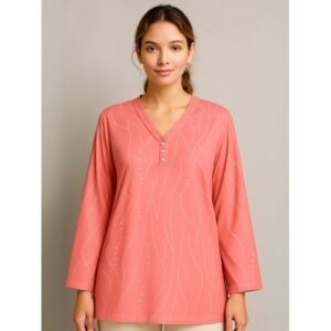 بلوزة بأكمام طويلة للنساء