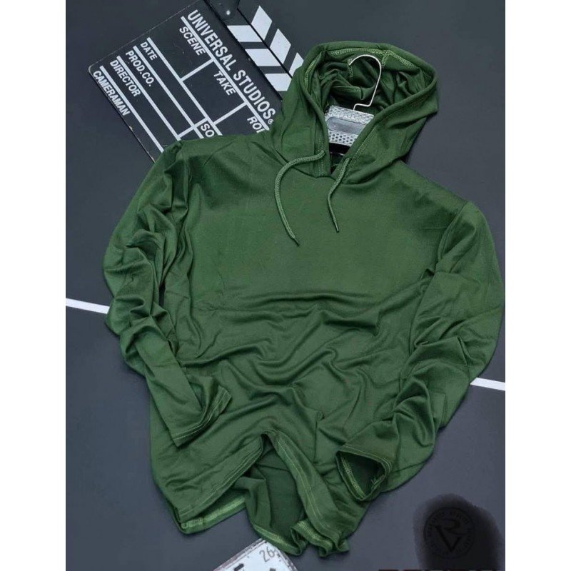 بلوزة ربيعة للشباب لون زيتي