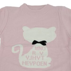 بلوزة ربيعية للأطفال لون زهري