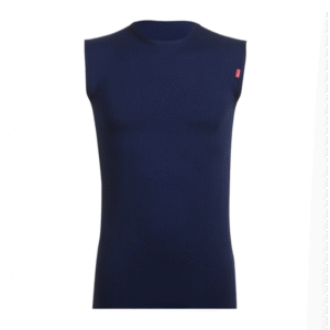 بلوزة شبابية كت عريض لايكرا لون كحلي