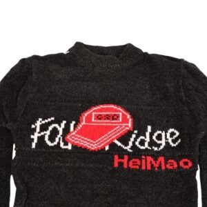 بلوزة صوف للأطفال لون أسود