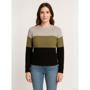 بلوزة صوف للنساء ملونة