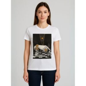 بلوزة للنساء لون أبيض