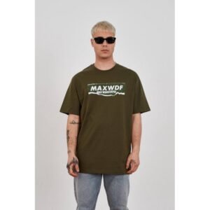 بلوزة نص كم للرجال لون أخضر