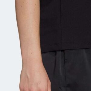 بلوزه وتيشيرت ادي كولور سبليت بشعار الماركة من اديداس للنساء لون أسود Adidas ADICOLOR SPLIT TREFOIL T-Shirts