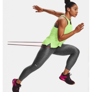 بنطال أندر آرمر ليقنز هيت-جير آرمر نو-سليب ويستباند انكل للنساء لون رمادي- Under Armour Women's HeatGear® No-Slip Waistband Ankle Leggings