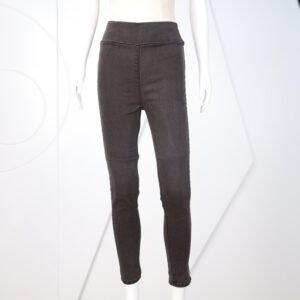 بنطال جينز سكيني للنساء لون أسود