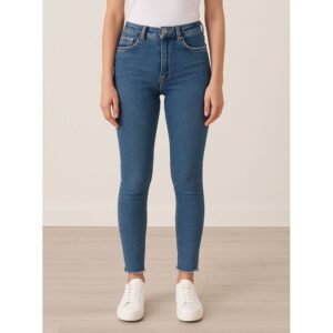 بنطال جينز للنساء لون أزرق غامق