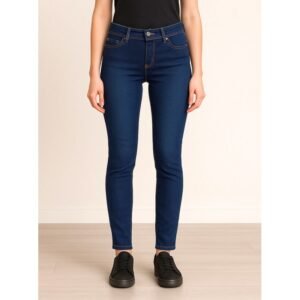 بنطال جينز للنساء لون أزرق غامق