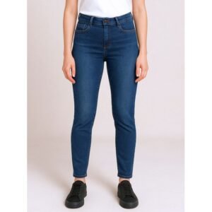 بنطال جينز للنساء لون أزرق غامق