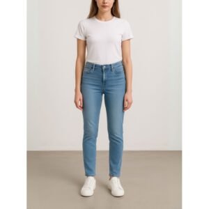 بنطال جينز للنساء لون أزرق فاتح