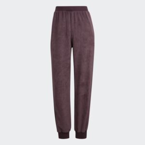 بنطلون اديداس ادي كلر للنساء لون خمري -adidas Womens' Adicolor Classics Suede Tracksuit Bottoms