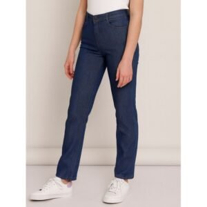 بنطلون جينز بناتي لون أزرق