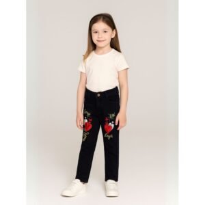 بنطلون جينز للأطفال لون أسود