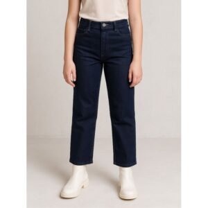 بنطلون جينز محير بناتي عريض