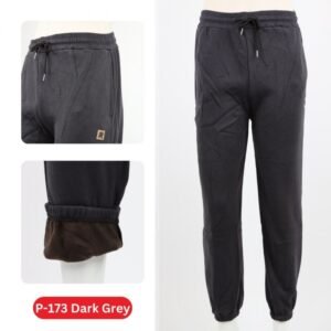 بنطلون فيليز مبطن بأرجل مطاطية للنساء لون رمادي غامق