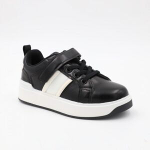 بوت سبورت بشريط لاصق لون أسود