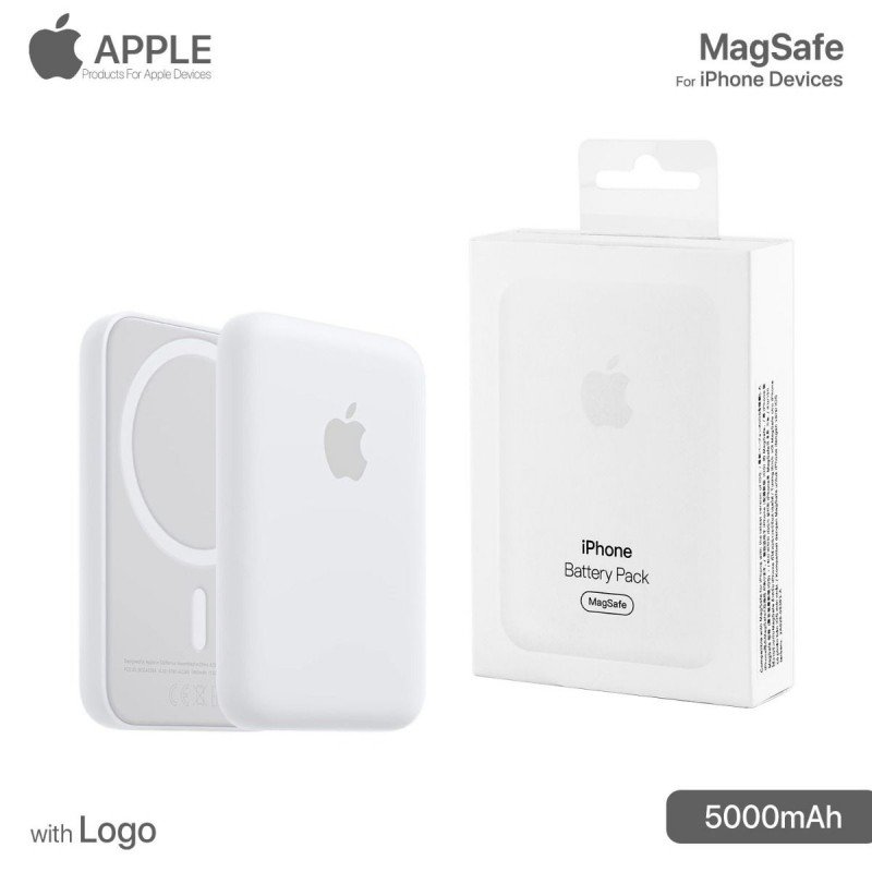 بوربانك مغناطيسية لاسلكية بسعة 5000 ملي امبير، وتدعم خاصية MagSafe.