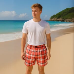 بوكسر بتصميم زر كروهات للرجال متعدد الألوان