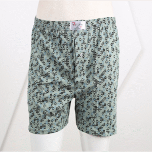 بوكسر بتصميم زر للرجال لون أخضر فاتح