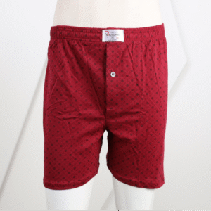 بوكسر بتصميم زر للرجال لون خمري