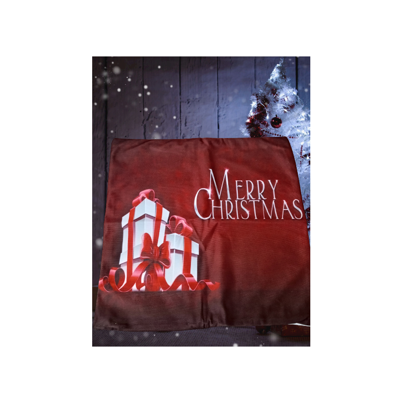بيت مخدة Merry Christmas قياس 39*39 سم