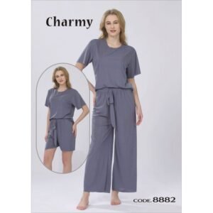 بيجامة ستاتية 3 قطع Charmy