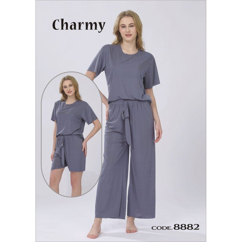 بيجامة ستاتية 3 قطع Charmy