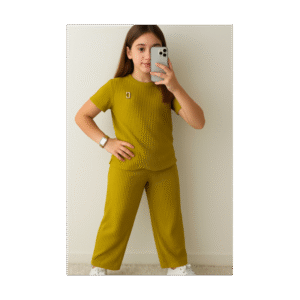 بيجامة صيفية للنساء لون أخضر فاتح