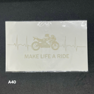 تاتو مؤقت 18×11 سم بتصميم دراجة