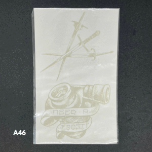 تاتو مؤقت 18×11 سم بتصميم سيوف