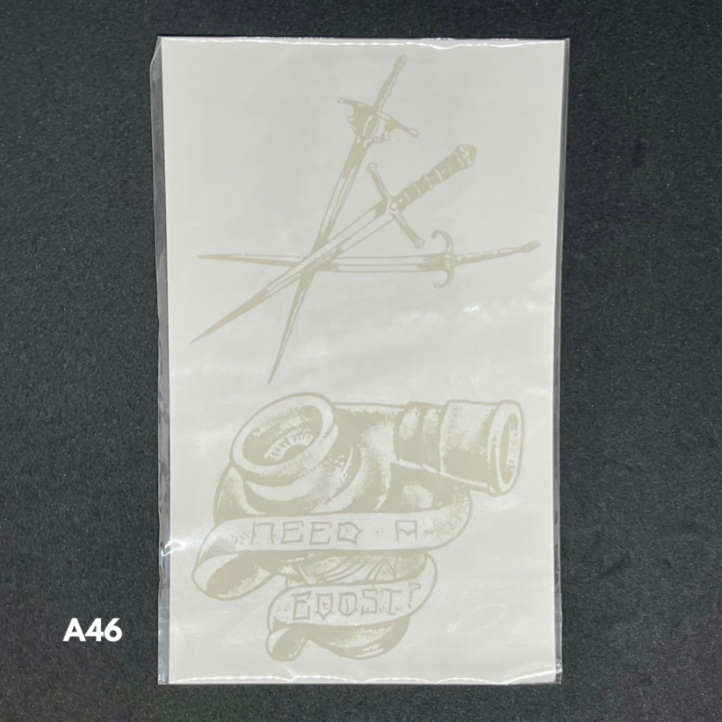 تاتو مؤقت 18×11 سم بتصميم سيوف