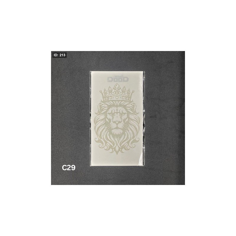 تاتو مؤقت اسد حجم صغير