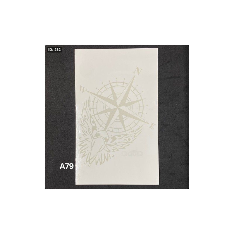 تاتو مؤقت البوصلة والنسر