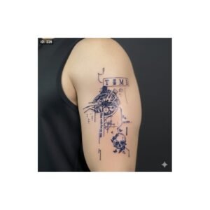 تاتو مؤقت الوقت يتلاشى