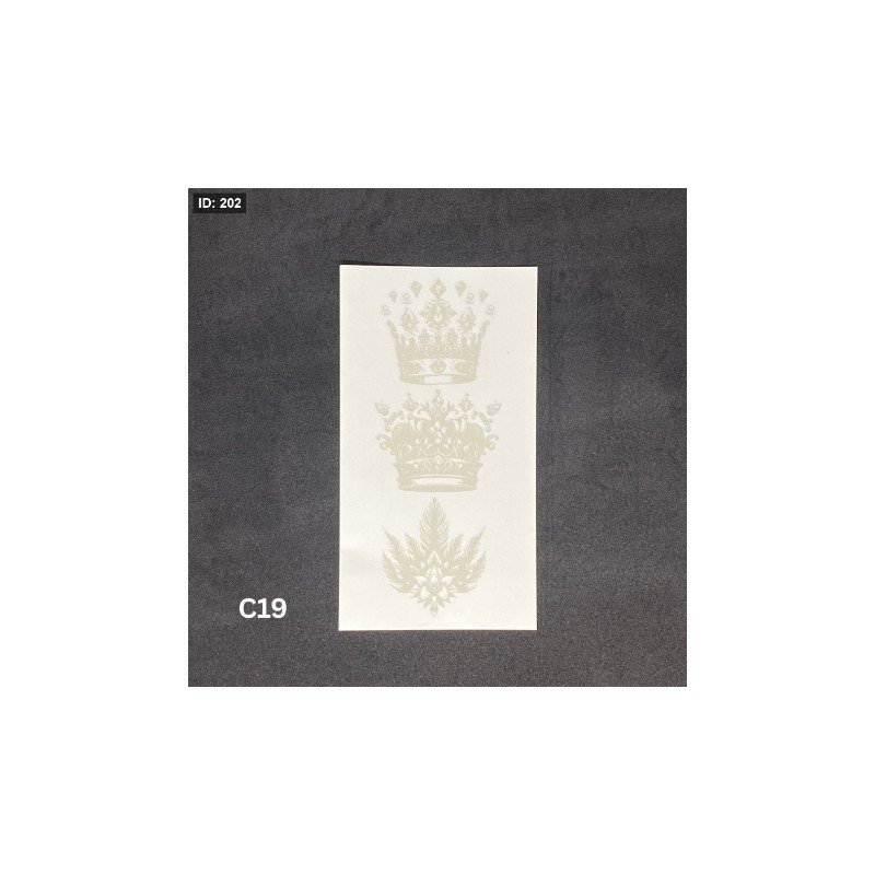 تاتو مؤقت مجموعة تيجان