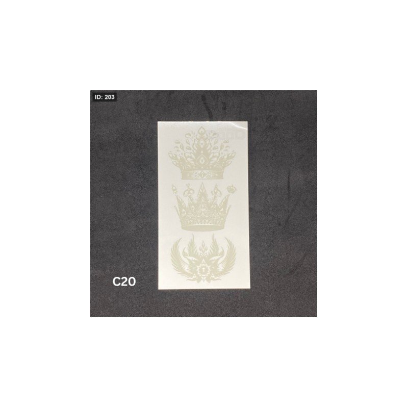 تاتو مؤقت مجموعة تيجان