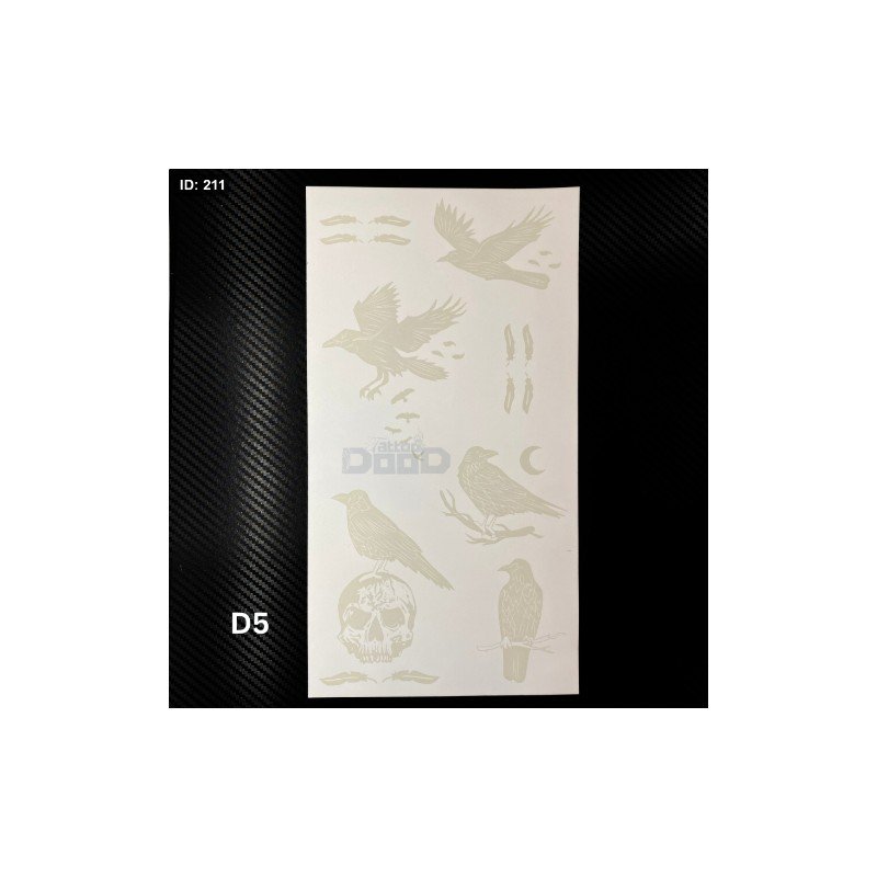 تاتو مؤقت مجموعة غربان