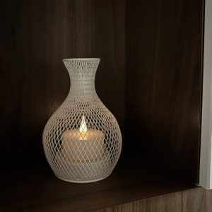 تحفة منزلية ( شمعدان ) LED