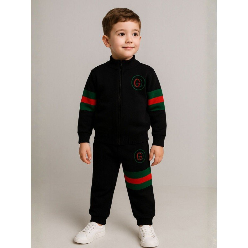 ترينج صوف للأطفال لون أسود